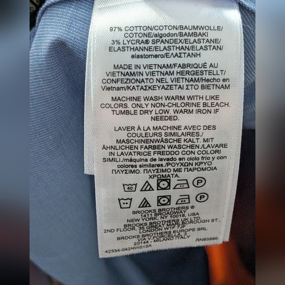 Brooks Brothers Light Brown Flat Front Shorts / Advanced Chino - Picture 3 of 5